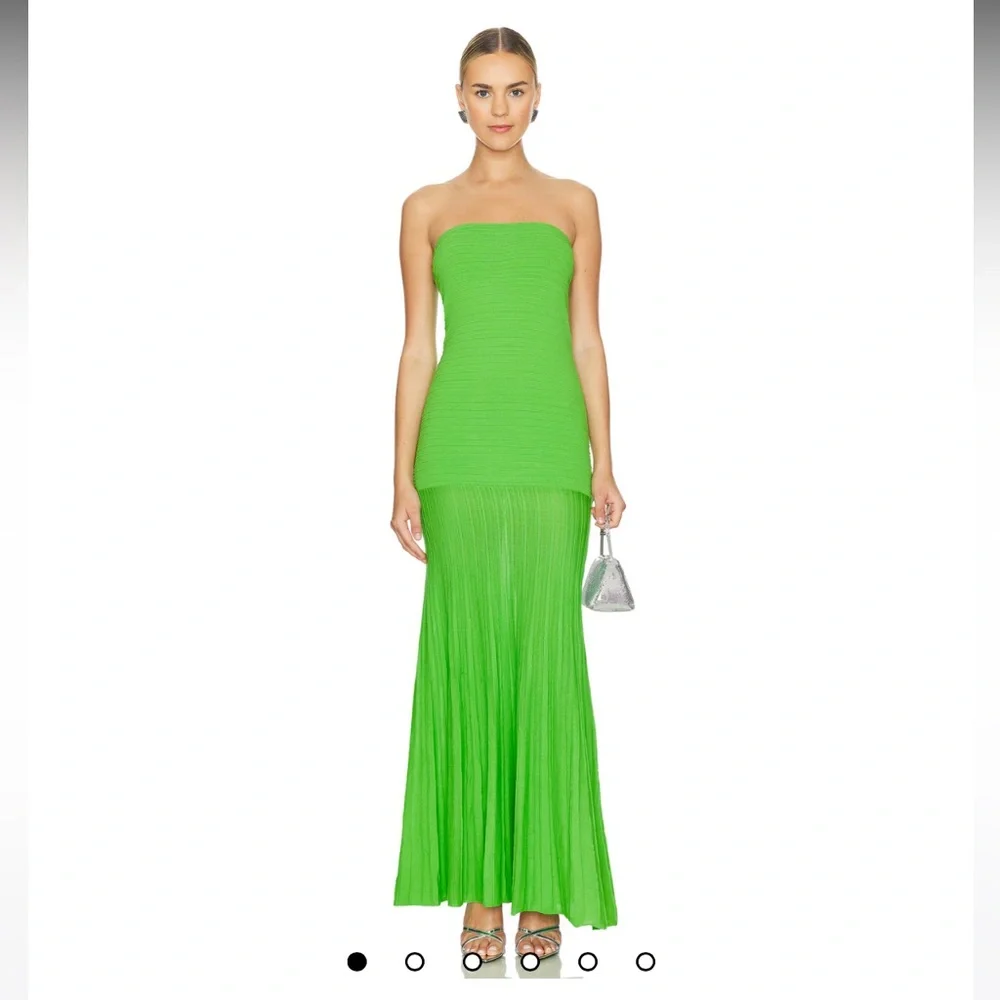 Line & Dot Arlo Tube Dress in Electric Green NWT - Picture 1 of 5